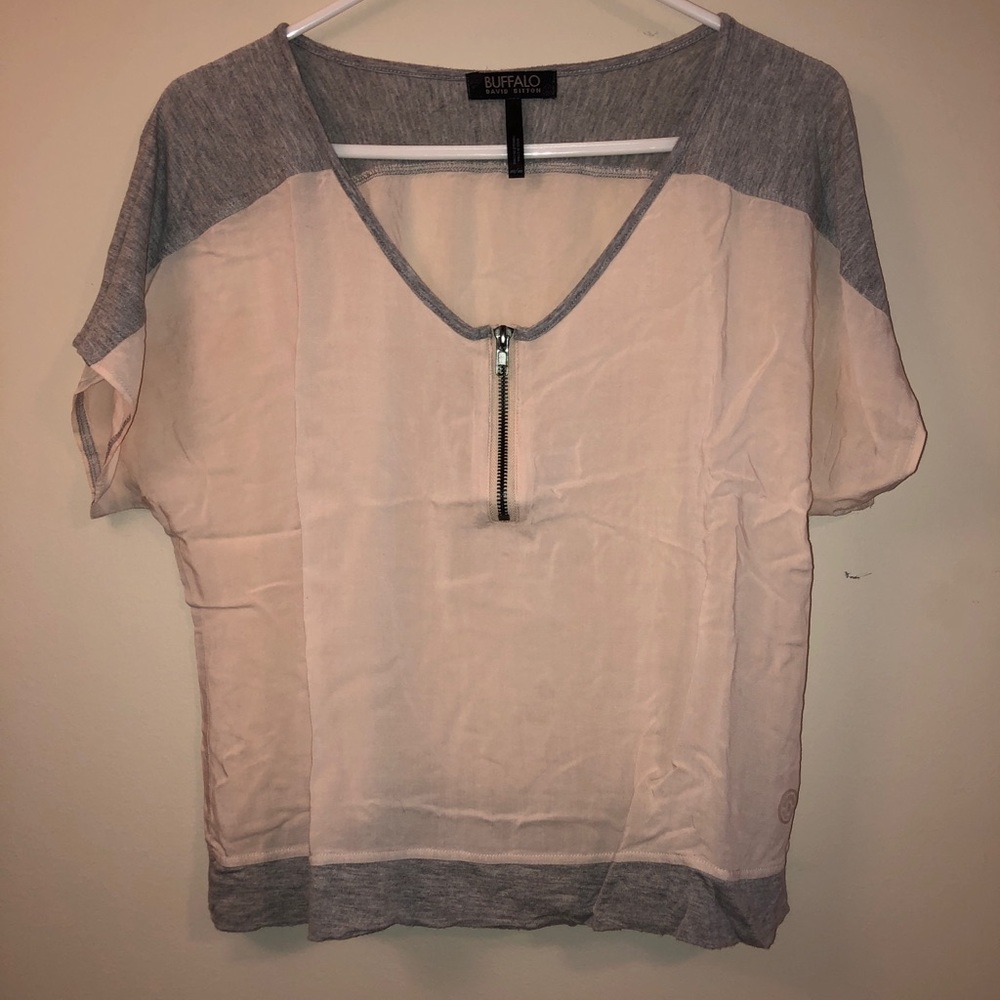 Front Zippered Top